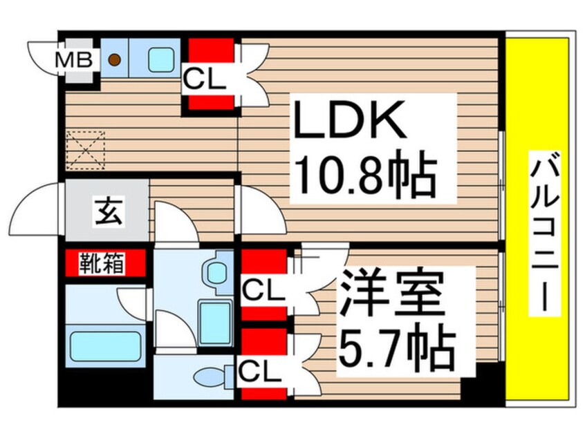 間取図 ＥＳＳＥ栄