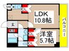 ＥＳＳＥ栄 1LDKの間取り