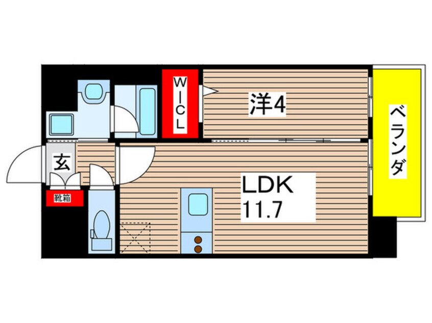 間取図 エルミタ－ジュ桜山