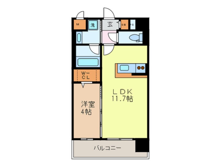 間取図 エルミタ－ジュ桜山