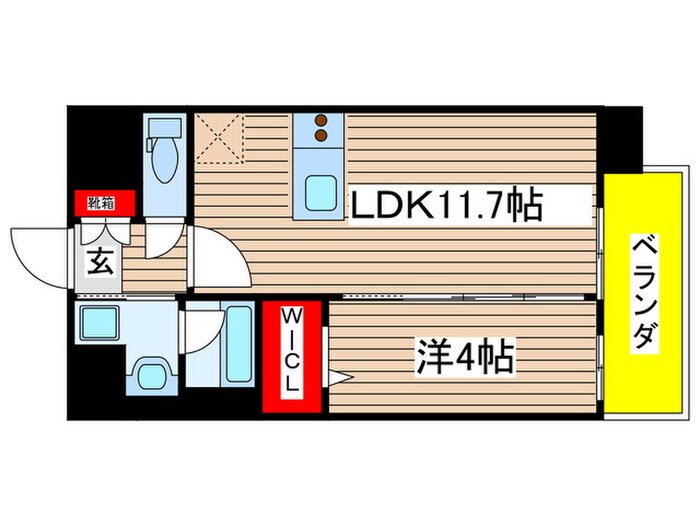 間取り図 エルミタ－ジュ桜山