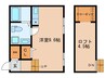 ロフト壱番館 1Rの間取り