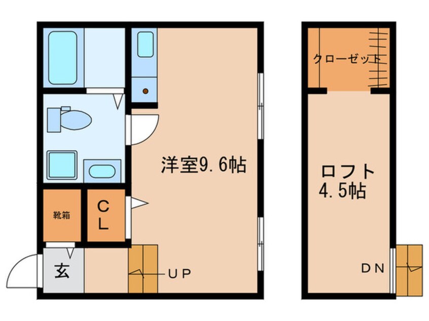 間取図 ロフト壱番館