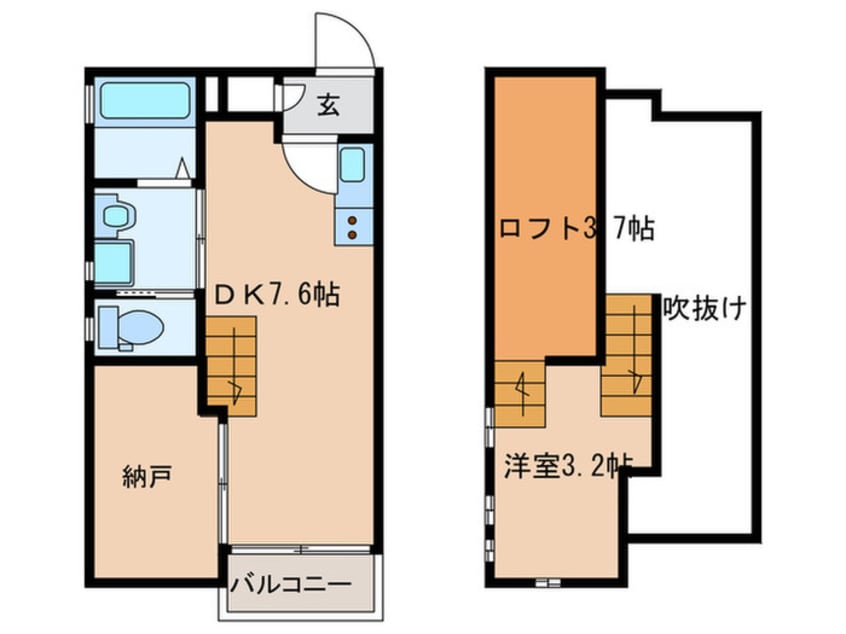 間取図 ヴィラ・フェリシアス大曽根
