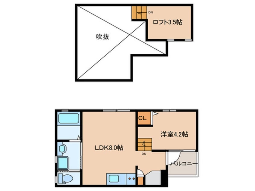 間取図 ヴィラ・フェリシアス大曽根