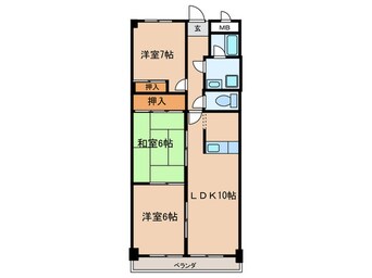 間取図 サイレントパレス