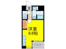 CITY SPIRE 名古屋大須 1Rの間取り