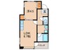 CITY SPIRE 名古屋大須 1LDKの間取り