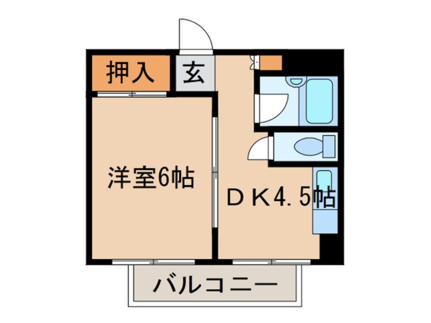 間取図 ハイム福島