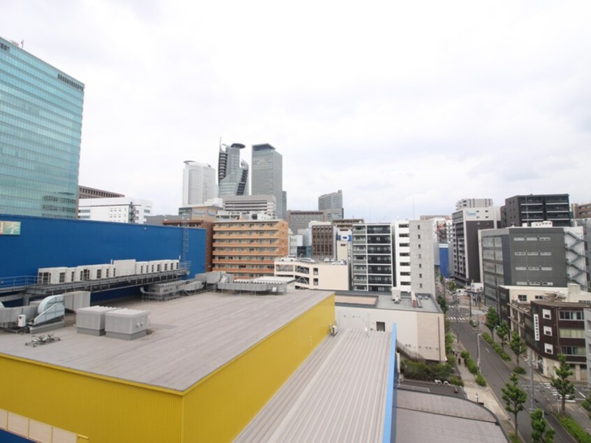 室内からの展望 CITY SPIRE 名駅前