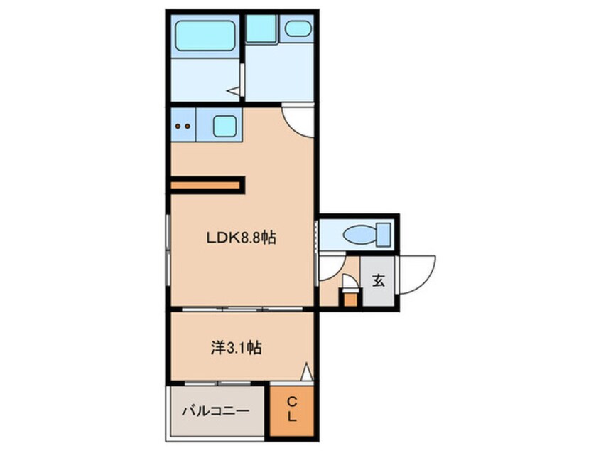 間取図 ｆｉｋａ黒川