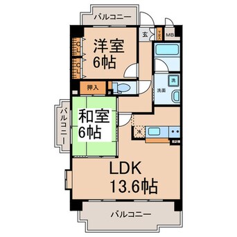 間取図 エクセレントみずの
