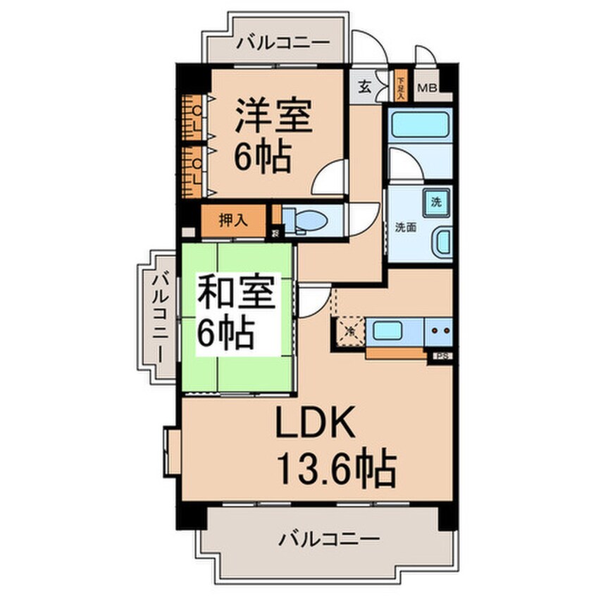 間取図 エクセレントみずの