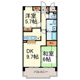 間取図 エクセレントみずの