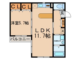 間取図 Ｙｓ　ｃａｎａｒｄ