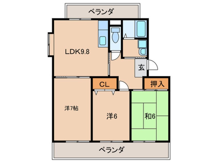 間取図 マーサ　ヴィラ