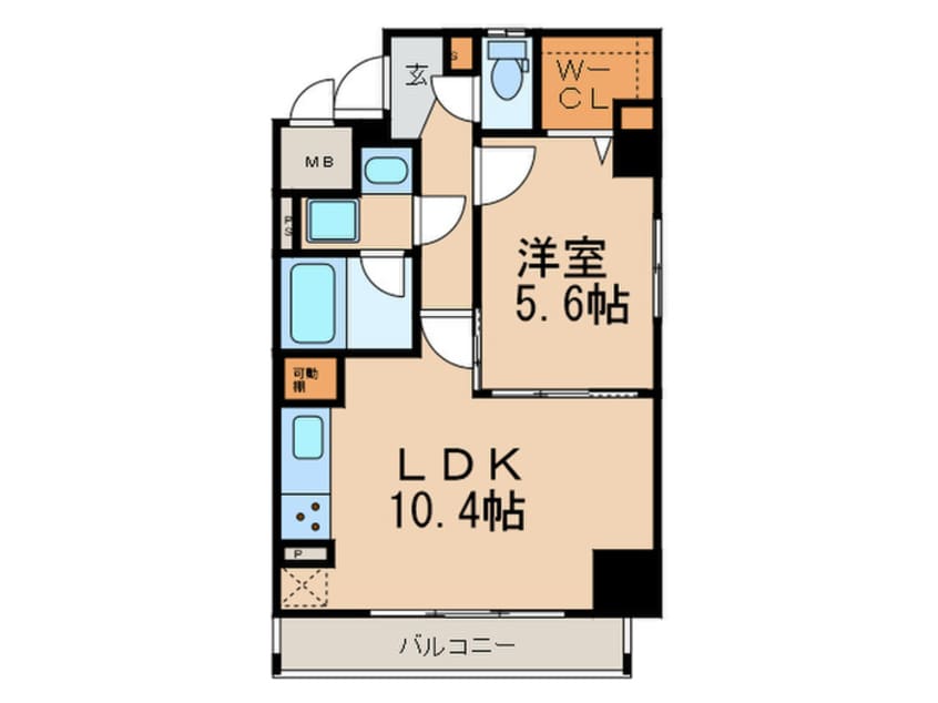 間取図 Ｖｉａ　Ｆｅｌｉｃｉａ