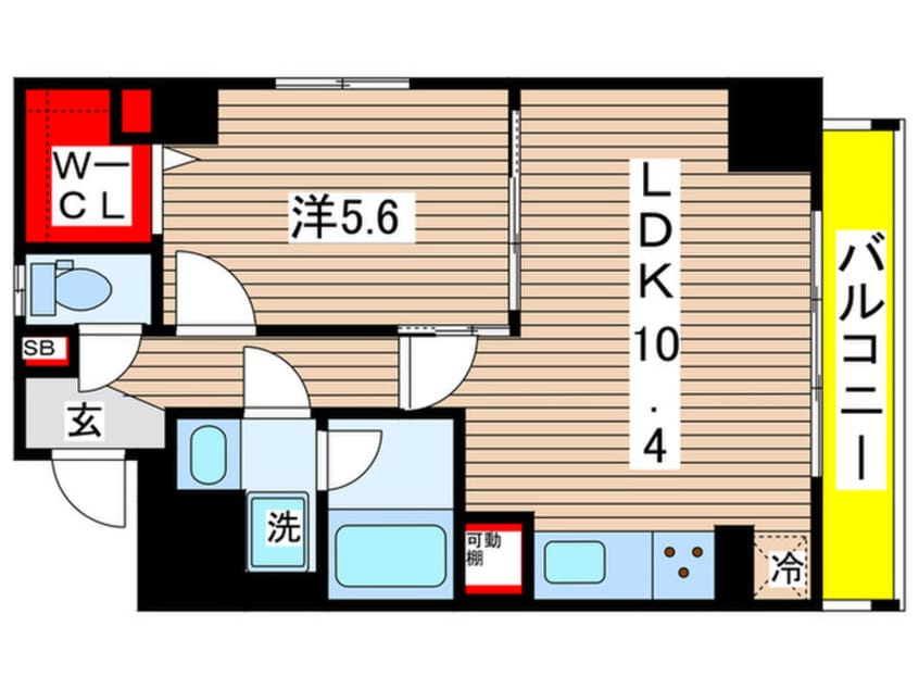 間取図 Ｖｉａ　Ｆｅｌｉｃｉａ