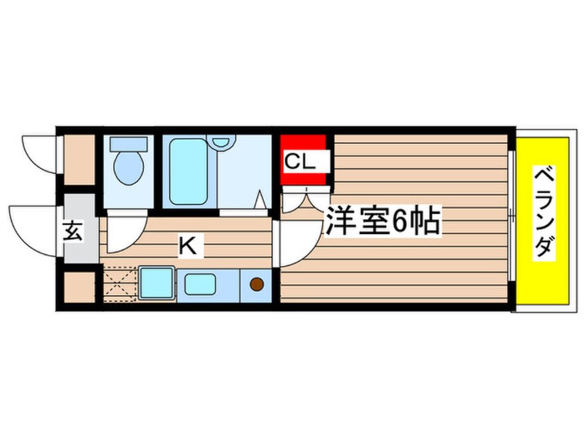 間取図 ドエル東外堀