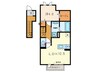 D-room西別所町 1LDKの間取り