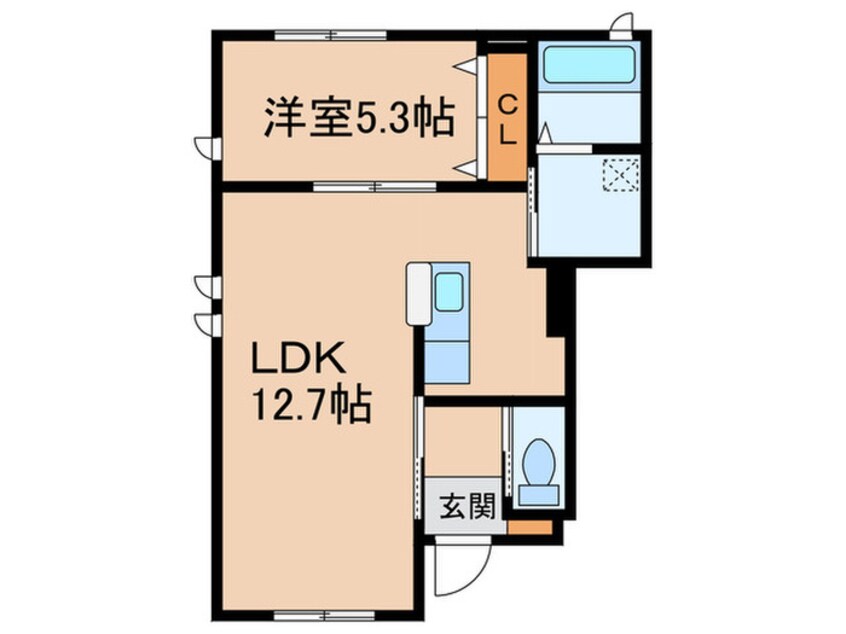 間取図 パークサイド石場