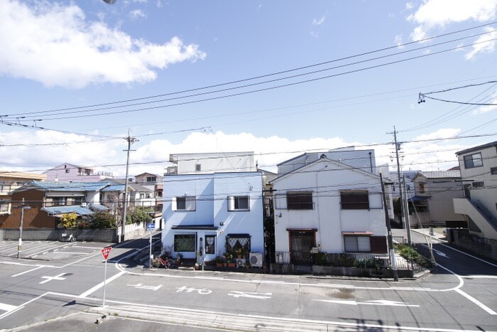 室内からの展望 上野ハイツ