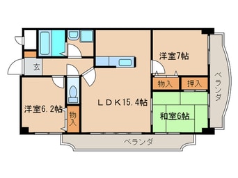 間取図 グランプラス西島