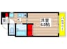 ドミール新栄 1Kの間取り