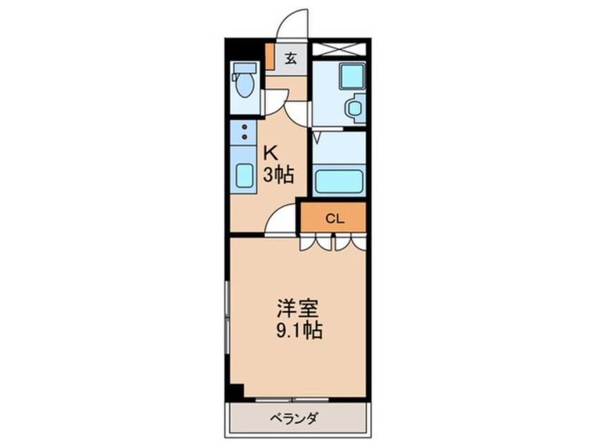 間取図 クレア　トミー