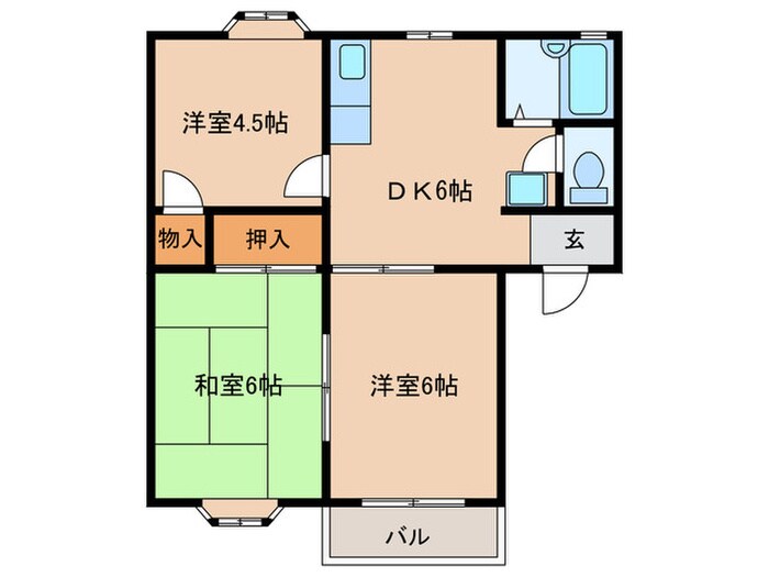 間取り図 アネックスオガワ　Ａ棟