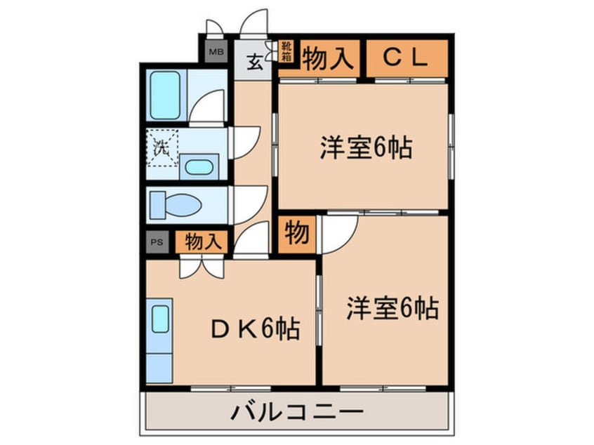 間取図 スバルハイツ