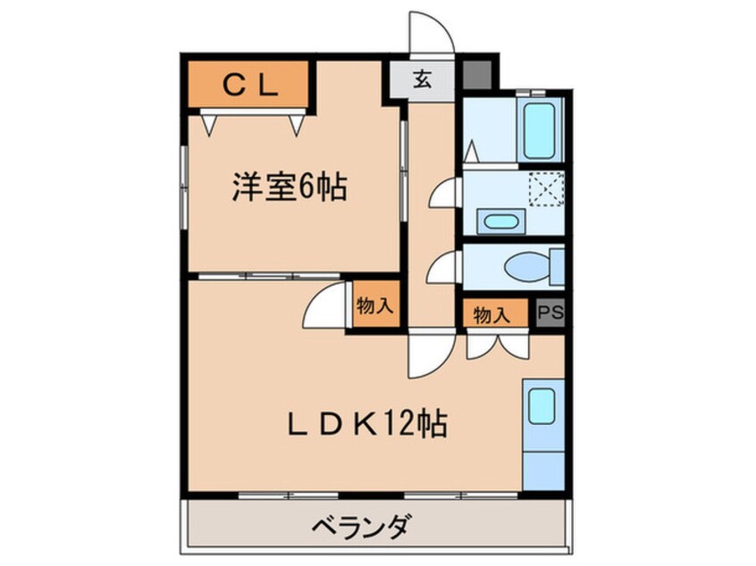 間取図 スバルハイツ