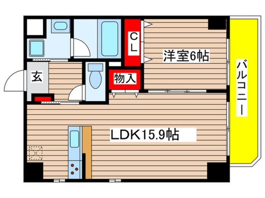 間取図 ガレリアＭ千代田