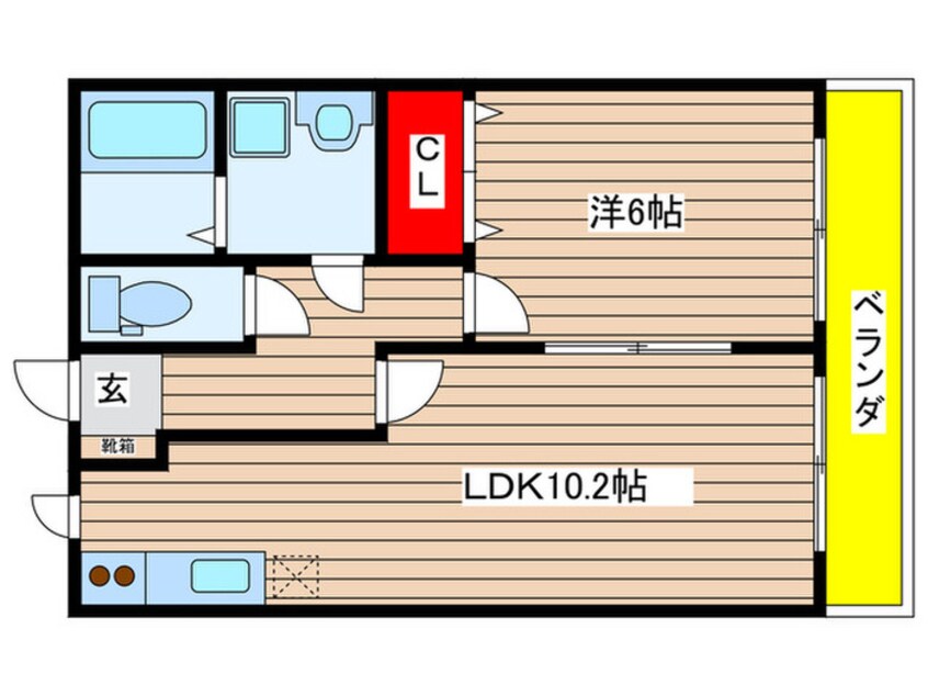 間取図 プランド－ル八事山