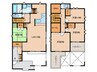 竹越1丁目戸建 4LDKの間取り
