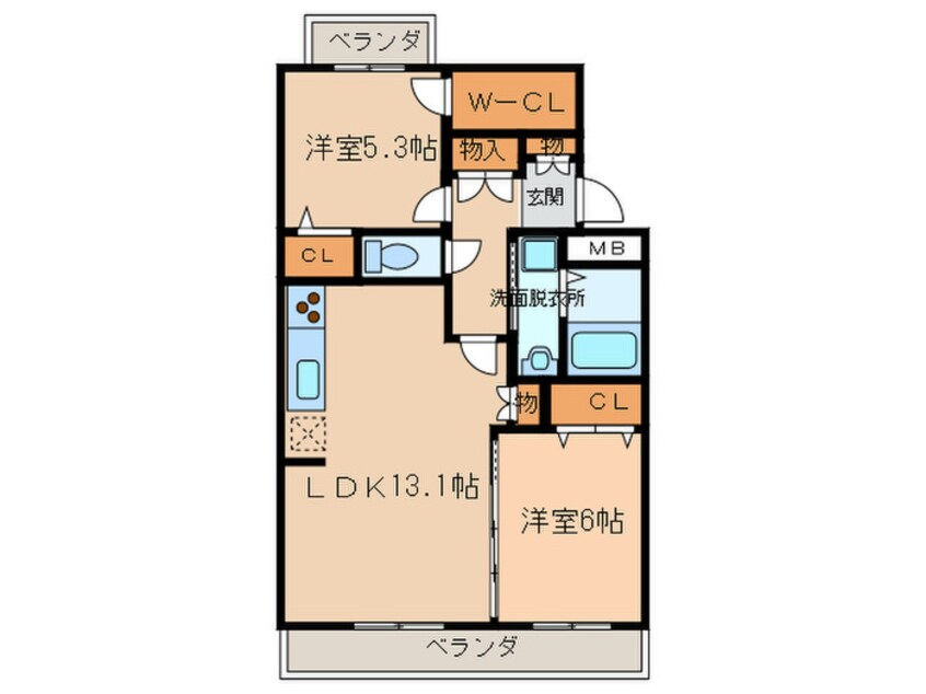 間取図 水野マンション