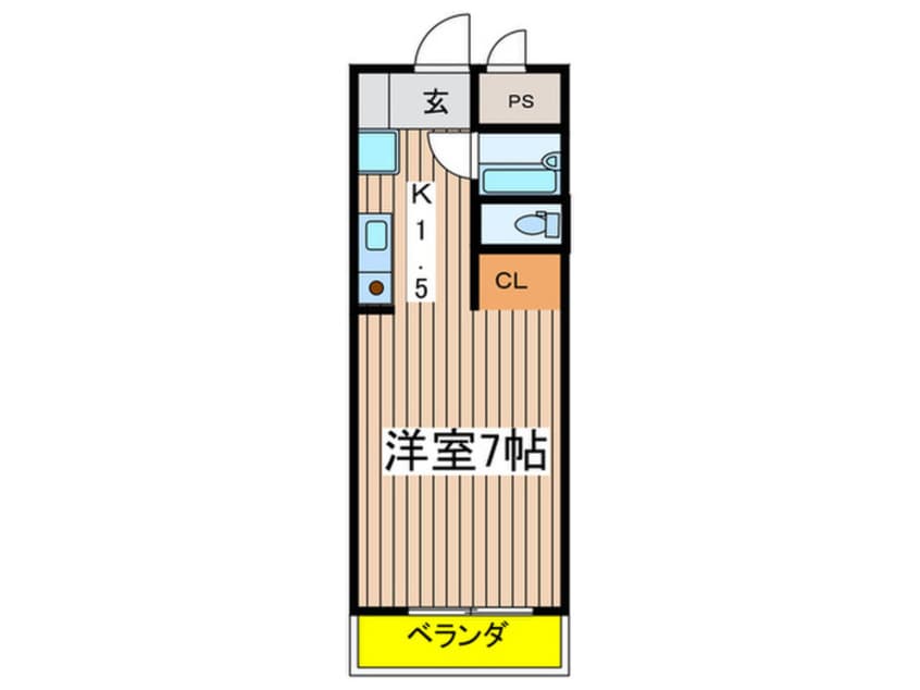 間取図 堤ハイツ