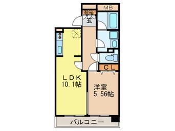 間取図 ＬａＦＥＬＭＯ菊坂(2Ｆ－10Ｆ)