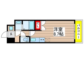 間取図 リヴシティ栄弐番館(1105)