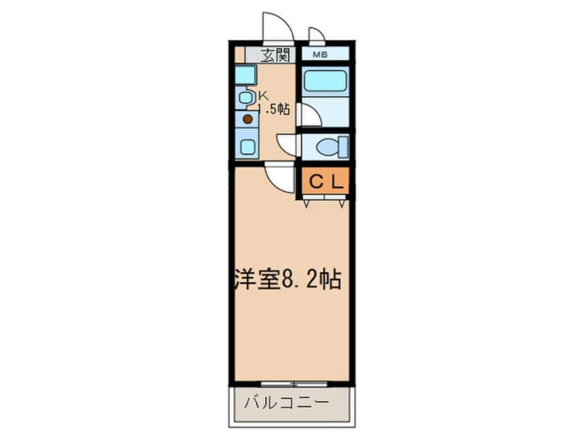 間取図 プリミエール小田井