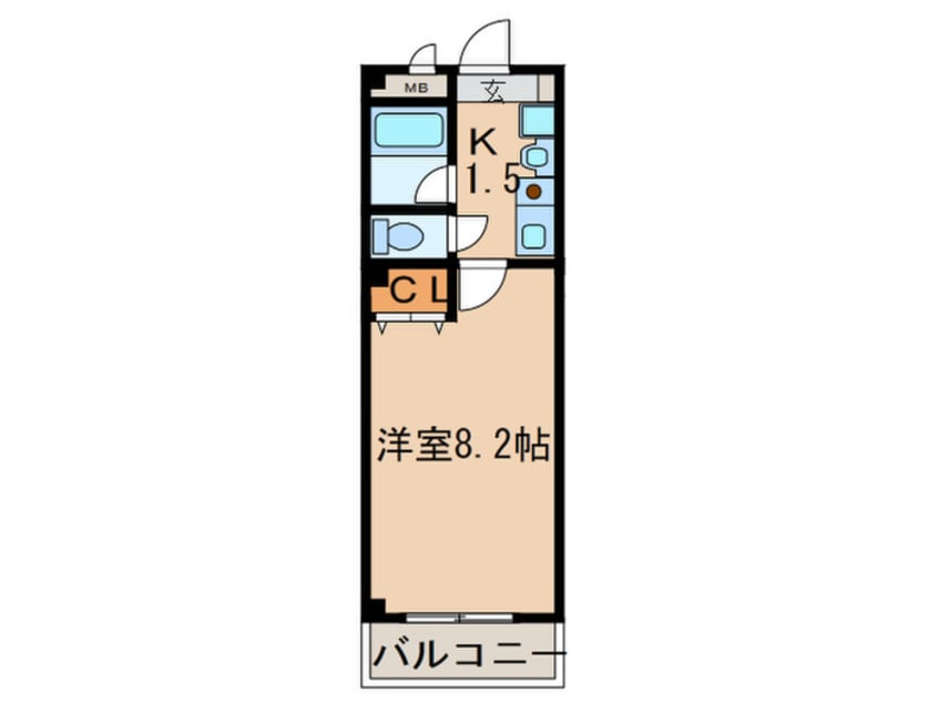 間取図 プリミエール小田井