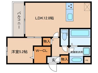 間取図 仮)D-room曙町