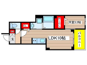 間取図 プロスペリタ島田橋