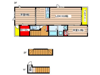 間取図 プロスペリタ島田橋