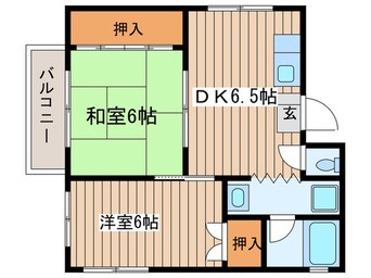 間取図 ルシードつるさと