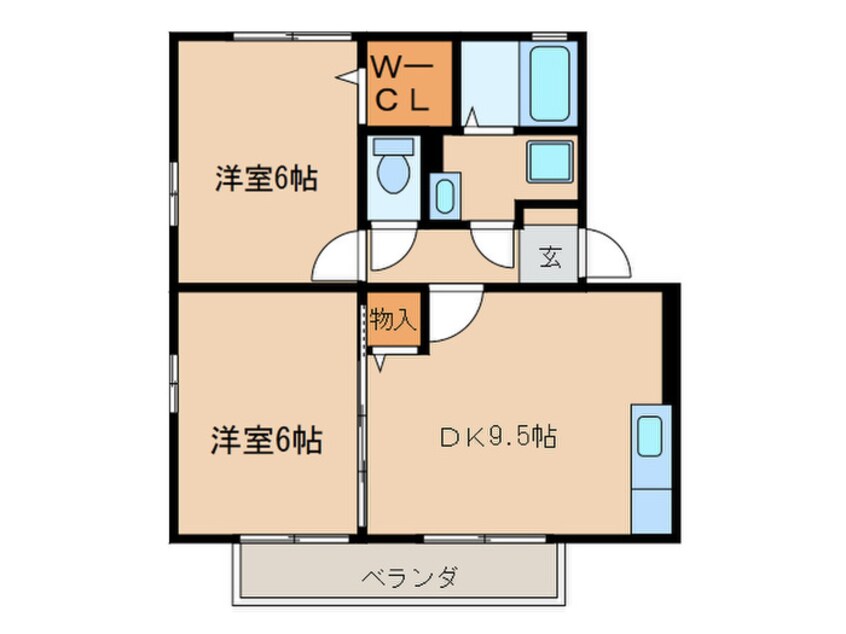 間取図 ピアネクストＡ