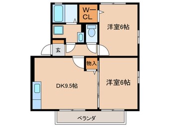 間取図 ピアネクストＡ