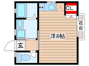 間取図 アドバンスハイツ　藤川