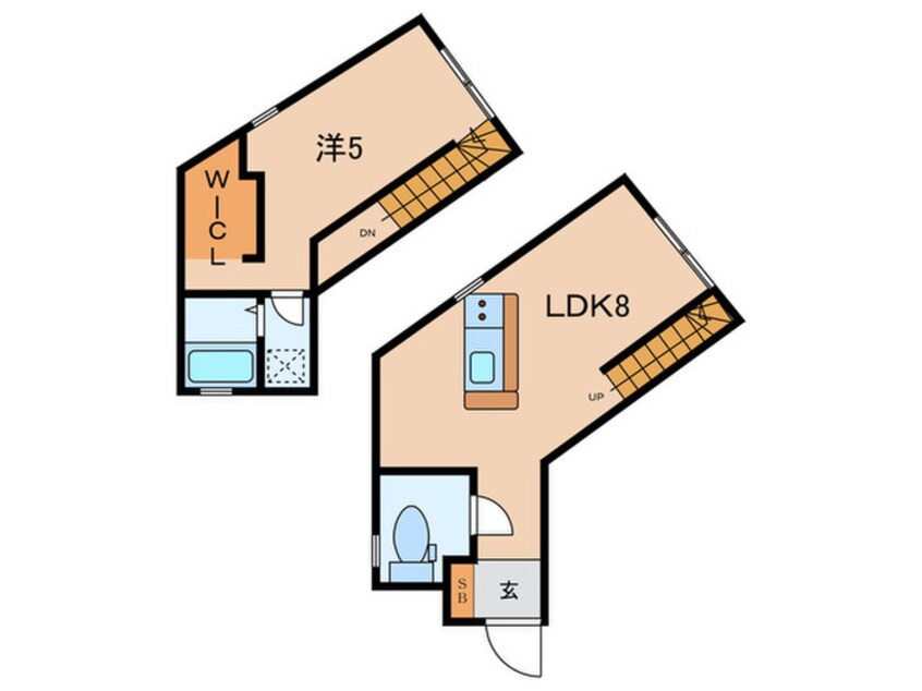 間取図 LeGioie築地口駅前