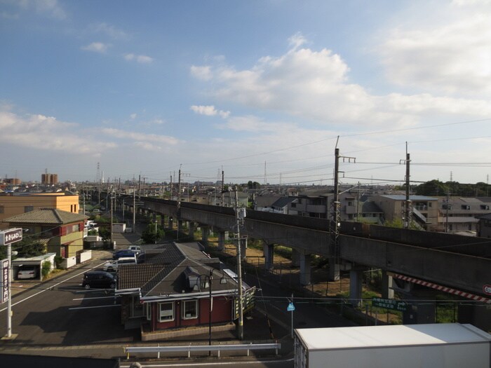 室内からの展望 アートパーク花池